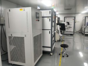Why do special gases used in semiconductor manufacturing processes require chillers?
